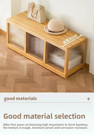 Multi-functional Bay Window Storage Cabinet Bedroom Balcony Low Cabinet Flip Long Tatami Storage Furniture Versatile Organizer