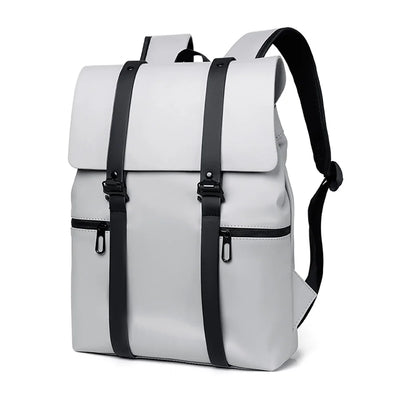 Men Backpack Rucksack Daypack Satchel Student Bag PU Leather Laptop Computer Travel Business Male School Book Bags Knapsack