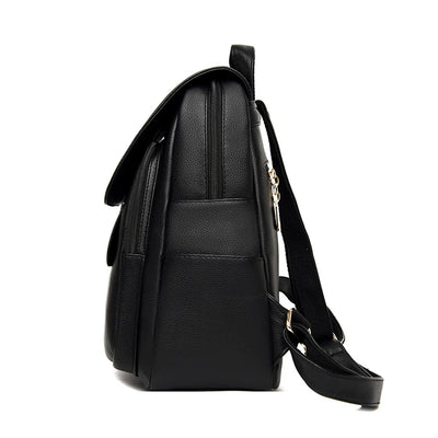 Women High Quality Leather Backpack Large Capacity School Shoulder Bags for Teenage Girls Travel Backpack Designer Sac A Dos