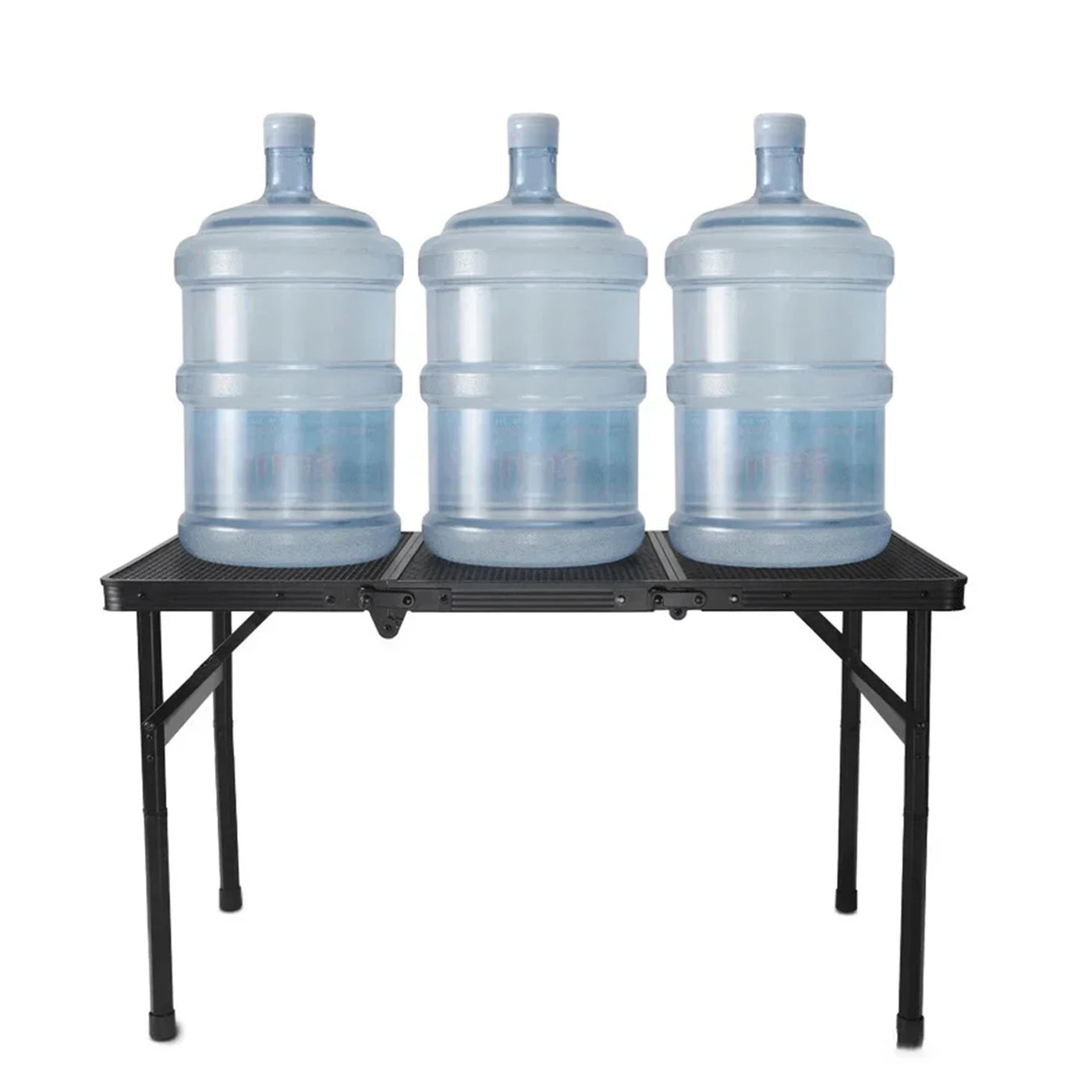 Camping Table Iron Mesh Folding Table Portable Outdoor Camping With Lifting Shelf Mesh Folding Table Outdoor Foldable Table