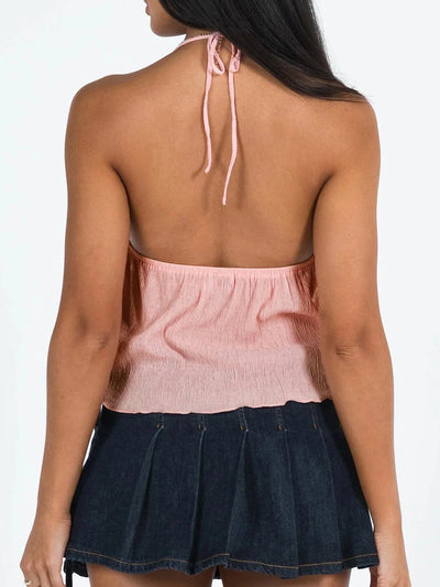 Halterneck Crop Top