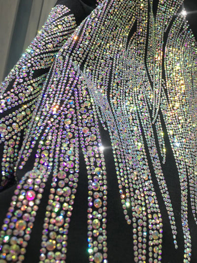 Plus Size Zip Up Women Hoodies Fleece Rhinestones Graphic Jacket Warm Soft and Thick for Winter Hooded Sweatshirt Relaxed Fit