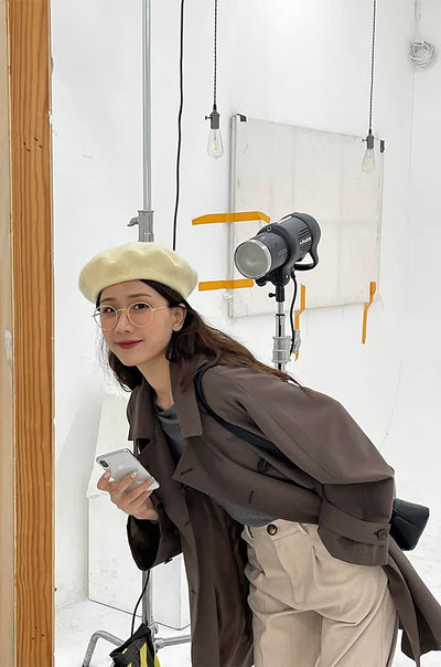 Women Spring Fall Short Trench Coat Korean Style Loose Fit Casual Khaki Jacket Petite-Friendly Versatile and Stylish Outerwear