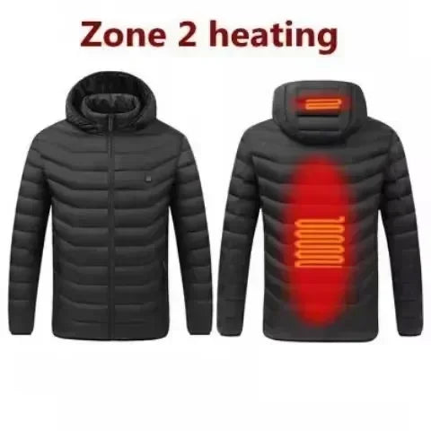 21 Areas Electric Winter Heated Jacket Men's Women's Motorcycle Jacket USB Heating Jacket Heated Vest Moto Thermal Coat Clothing