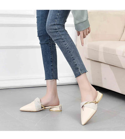 Brand Elegant Heels Summer Women's Shoes Woman Sandals Leisure Slippers Comfortable Open Toe Slip-On Slides