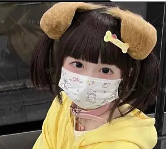 Women’s Harajuku Steampunk Handmade Dog ears and tail Cute Style  Headband Y2K Lolita Subculture Spicy Girls Gothic HairBands