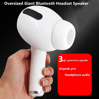 2025 NEW Jumbo Bluetooth Headset Speaker Wireless Speaker Portable Bass Booster, TF Card Support, AirPods Model Speaker