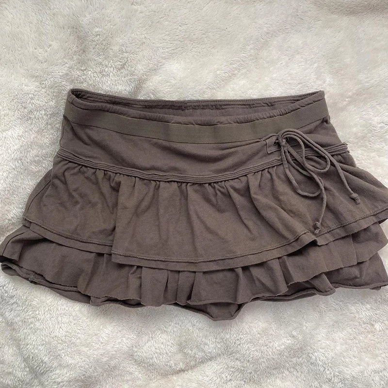 Y2K Skirt Grunge Goth Punk Streetwear American retro Mini Skirt Fashion Unique Classic Minimalist K-Pop Style Low Rise Skirts