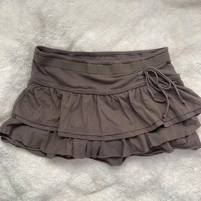 Y2K Skirt Grunge Goth Punk Streetwear American retro Mini Skirt Fashion Unique Classic Minimalist K-Pop Style Low Rise Skirts