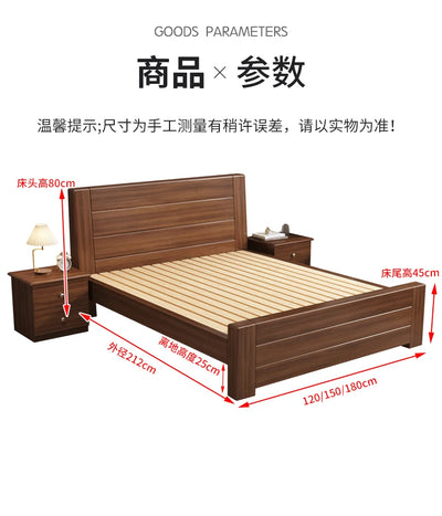 Wooden Cheap Storage Bed Bedroom Elegant Pretty Luxury Full Size Frame Bed Bases Queen Home Cama Box Casal House Accessories