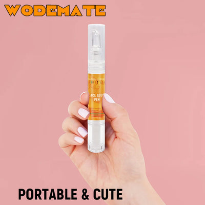 Lace Glue Pen Waterproof Wig Adhesive Invisible Hair Replacement Glue Strong Hold Bonding Glue For Toupee Hairpiece Frontal 5ml