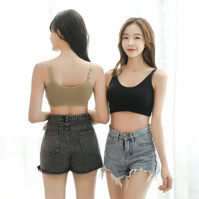 Women Seamless Bra Beautiful Back Sport Underwear Elastic Fitness Crop Top Yoga Vest Breathable Athletic BrassiereCasul Wear