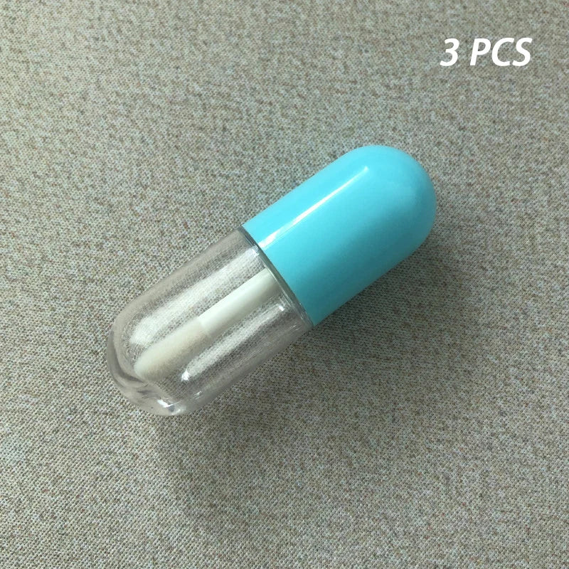 3/5pcs Mini Capsule Empty Lip Glaze Tube Refillable Lip Gloss Lipstick Container Bottles DIY Cosmetic Makeup Tools Accessories