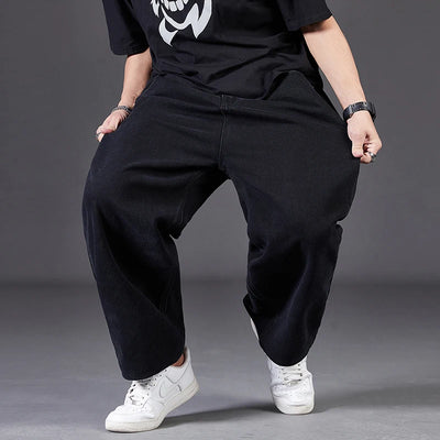 Big Size Jeans Men Large Size Jumbo Long Loose Pants Plus Size Loose Jeans Men