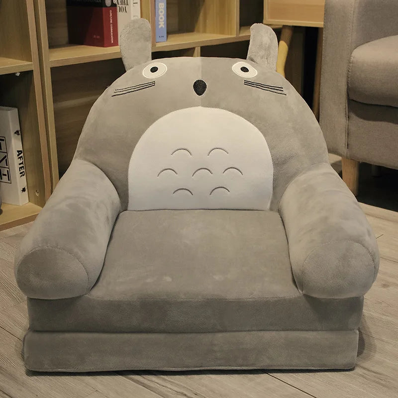 Children Sofa Cute Cartoon Lazy Folding Small Sofa Bed Girl Princess Baby Toddler Dual-purpose Small Child Seat