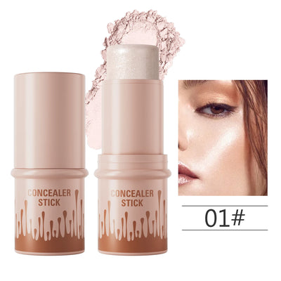 Makeup Face Brown Bronzer Contour Stick Contouring Bronzer Stick Highlighter Brightening Blusher Stick Rouge Cream Concealer Pen