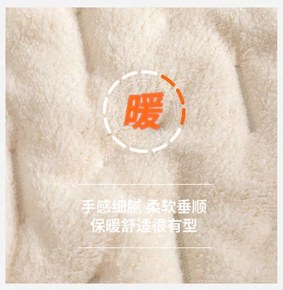 2024 Winter Fashion Sports Plus Fleece Thick Warm Jacket Men's Casual Loose Comfortable Plus Size Hooded Cotton-Padded Jacket