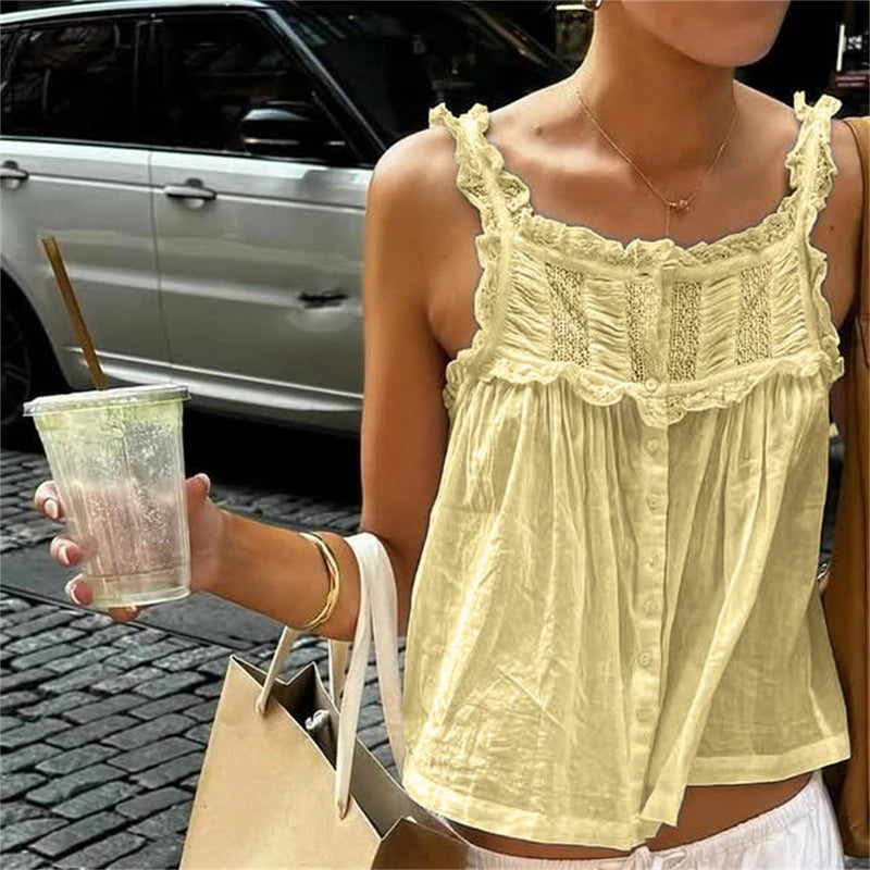 Ruffled Boho Top