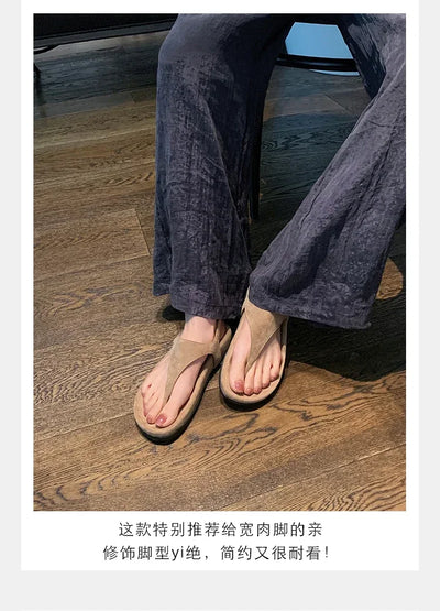Flat with Slip-on Casual Modern Sandals Low Heel Solid 2025 High Quality Ladies Shoes Back Strap Roman Women's Sandals