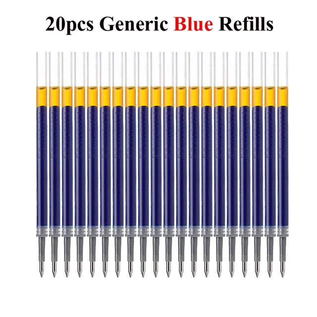 5pcs High-quality Retractable Gel Pen 0.5mm Quick Dry Black Ink Pen Fine Tip Smooth Writing Cutes Pen School Office Supplies
