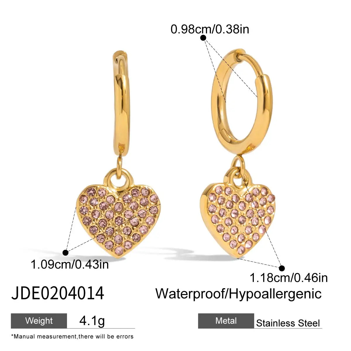 Youthway Star Zirconia Round Hoop Earrings Stainless Steel High Quality Jewelry Minimalist Elegant Chic Earrings Wholesale