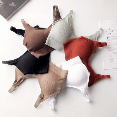 Women Seamless Bra Beautiful Back Sport Underwear Elastic Fitness Crop Top Yoga Vest Breathable Athletic BrassiereCasul Wear