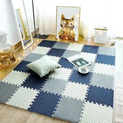 12Pcs EVA Foam Play Mat Carpets for Living Room Decoration for Baby Interlocking Foam Tile Puzzle Exercise Bedroom Decor Mat