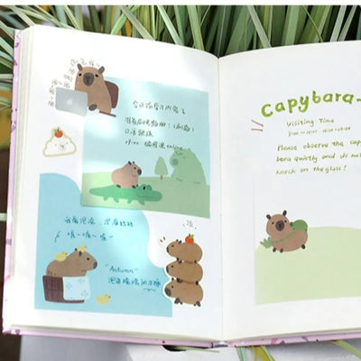 Cute Capybara Pencil Case for Boy Girl Large Storage Pencil Box School Accessories