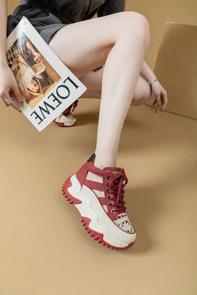 2024 New Sandals Fashion  Mesh Shoe Women Sport  Hollow Out Casual Round Toe Wedge Women Shoes Roman Retro
