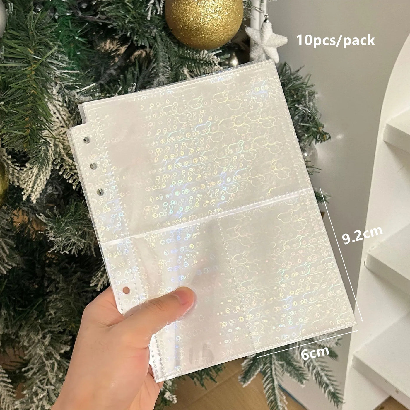 MINKYS 10PCS/Pack Butterfly Little Puppy Kpop Photocard A5 Binder Sleeves Idol Photo Card Holder Photocards Album Storage Bag