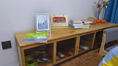 Multi-functional Bay Window Storage Cabinet Bedroom Balcony Low Cabinet Flip Long Tatami Storage Furniture Versatile Organizer