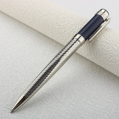 Classic 2003 Twist Ballpoint Pens, Stainless Steel Retractable Ball Point Pen Smooth Gel Ink Roller Ball Pen