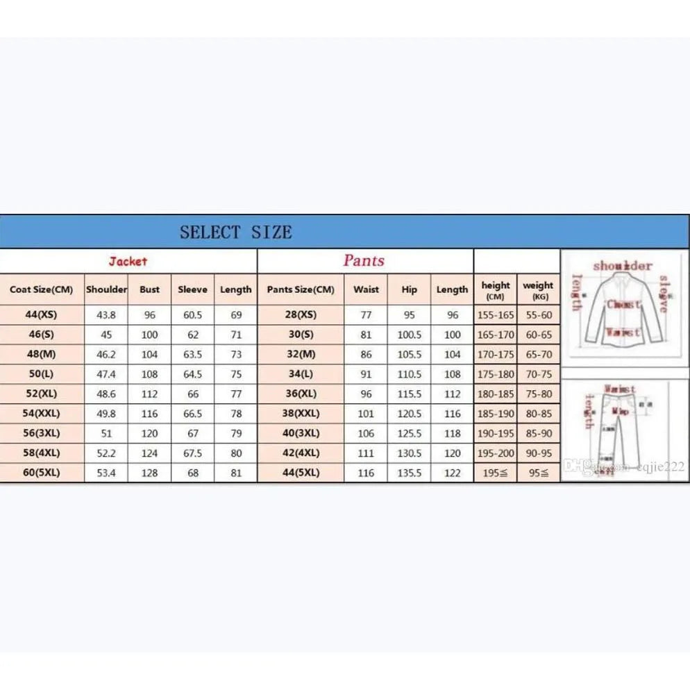 British Style Slim Fit Men Suit Two-pieces(Jacket+Pants)Formal Groom Wedding Tuxedo Prom Banquet Male Set