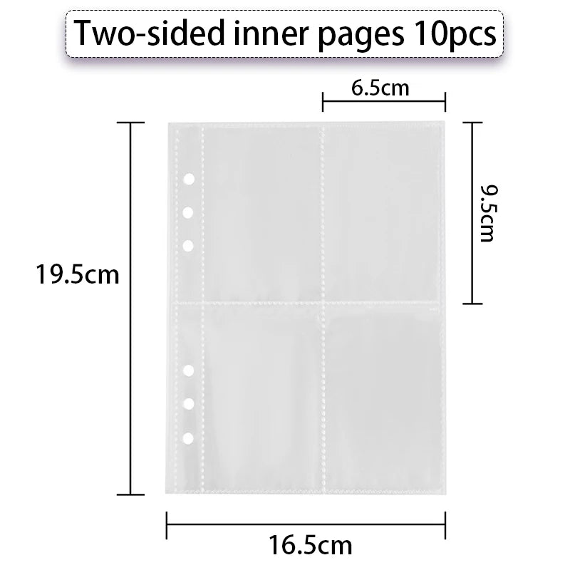A6 Binder Photocard Holder Cute Plush Dog Cat Photo Album Kpop Idol Photocards Collect Book Student School Notebook Stationery