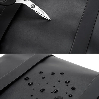 Men Backpack Rucksack Daypack Satchel Student Bag PU Leather Laptop Computer Travel Business Male School Book Bags Knapsack