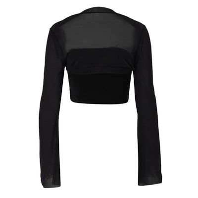 Xingqing 2 Piece Outfit Women Tube Top with Shrug Off Shoulder Sleeveless Vest and Flared Cardigan Shrug y2k Clothes Streetwear
