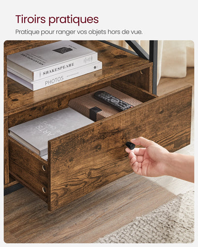 TV Stand, TV Cabinet for up to 80 Inch TV, TV Table with 3 Drawers and 3 Open Shelves, 40 x 178 x 50 cm, for Living Room