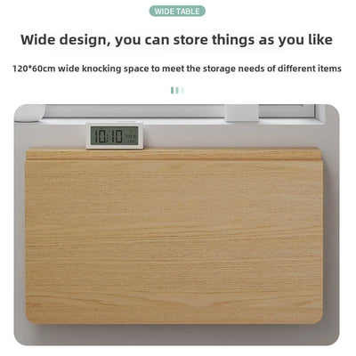 Nordic Style Wall Hanging Folding Table for Home Use Simple Study Desk Writing Desk Against The Wall Space-saving Laptop Desk
