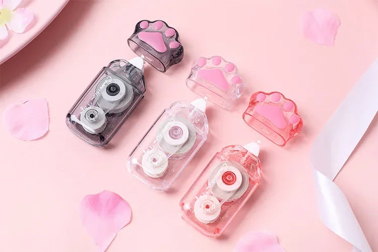 Mr. Paper 3 Style Cute Cat Claw Correction Tape Creative Large Capacity Cute School Supplies Stationery Kawaii Accessories