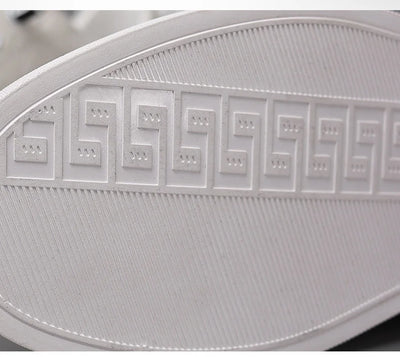 Spring New Shoes for Men Genuine Leather Casual Shoes Leisure Flats Skateboard Shoes Cow Leather Youth Lace-up Sneakers