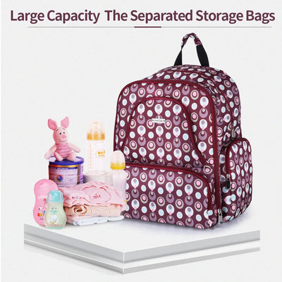Insular Baby Diaper Bag Multifuntion Nappy Stroller Backpack Maternity Mummy Bag Baby Waterproof Diaper Changing Bag Backpacks