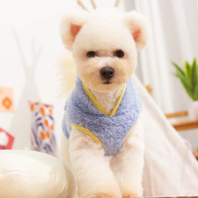 Winter Dog Jacket Warm Plush Dog Cat Vest Clothes for Puppy Kitten Sweater Chihuahua Yorkies Clothing Small Medium Dogs Pet Coat