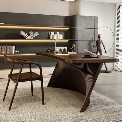 Asthetic Manager Executive Desk Modern Luxury Designer Workstation Office Table Conference Black Mesa De Escritorio Home Office