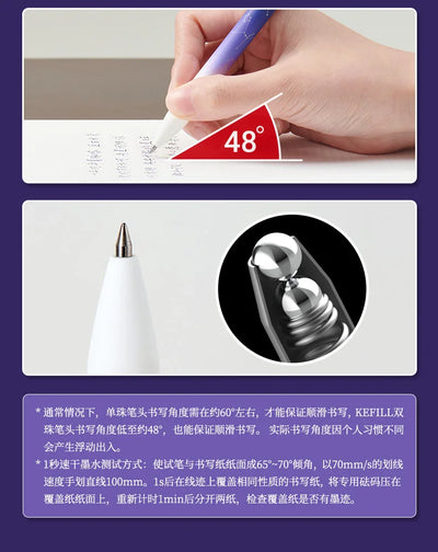 KACO Kawaii Rotate Gel Pens Stationery Caneta 문구용품 0.5MM Black Ink канцелярия Fluent Writing High Capacity for School Office ﻿