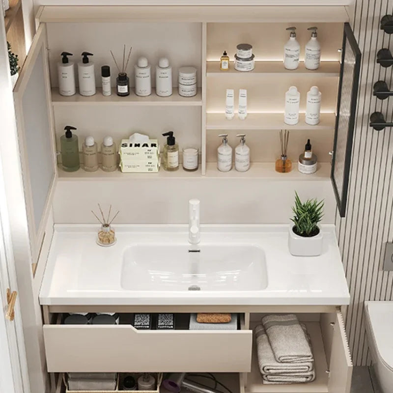 Furniture Basin Combination Bathroom Cabinet Modern Sink Washbasin Minimalist Bathroom Cabinet Washbasin Home Furniture
