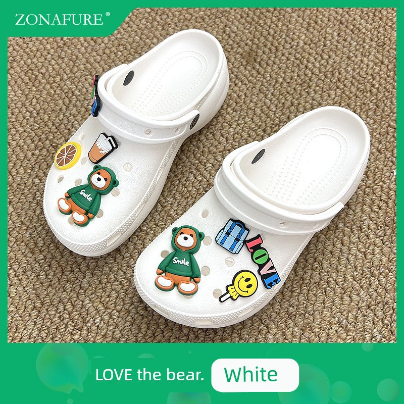 [Shoes Not Included] Hole Shoes Accessories Shoe Ornament Shoe Buckle Decorative Dopamine Y2g Accessory Baroque Suit