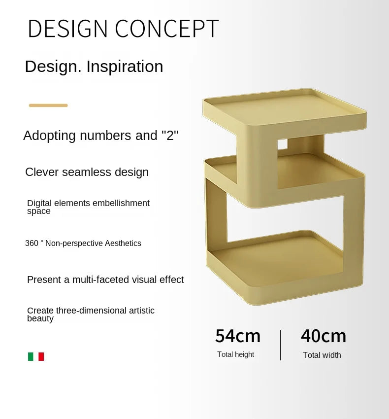 OLEVO Luxury Table Is Smooth Flat Non Stickwith Strong Load-bearing Capacity Improving The Functionality Of Household Storage