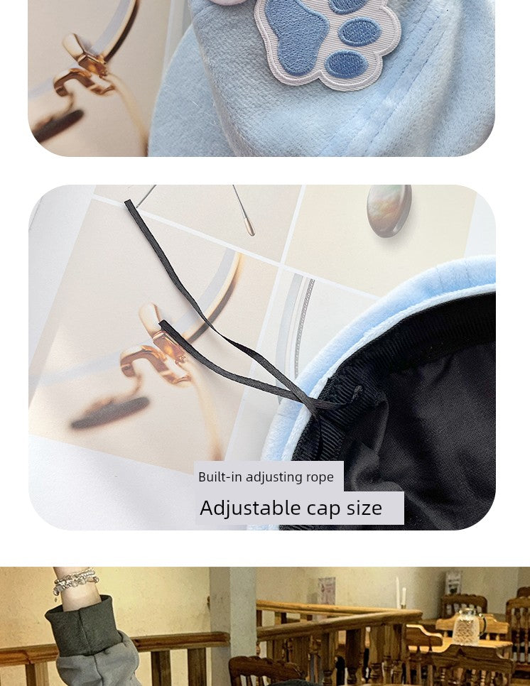 Y2g Punk Subculture Niche Design Painter Cap Children's Autumn and Winter Sweet All-Match Make Your Face Look Smaller Beret Fashion