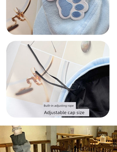 Y2g Punk Subculture Niche Design Painter Cap Children's Autumn and Winter Sweet All-Match Make Your Face Look Smaller Beret Fashion