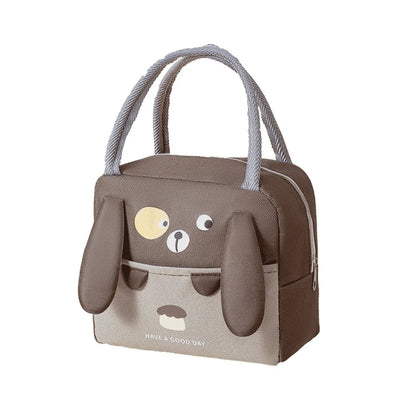 Cartoon Picnic Tote Lunch Bag Portable Insulated Thermal Heat Children'S Bento Bag Kid School Lunch Box Bags Cooler Ice Pack New
